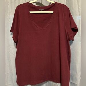Women’s SS EW V-Neck Raisin Arizona Jersey Knit T-Shirt